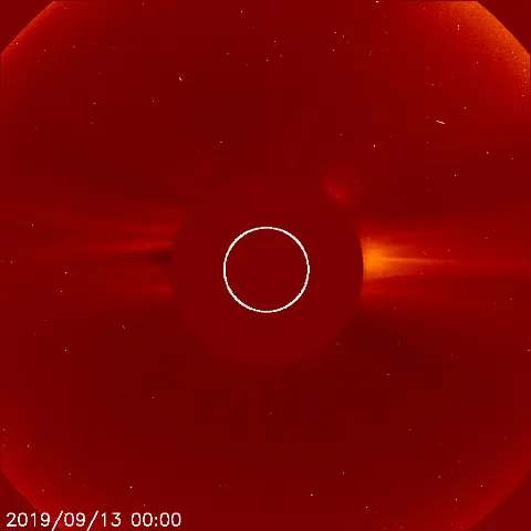 Image of solar wind