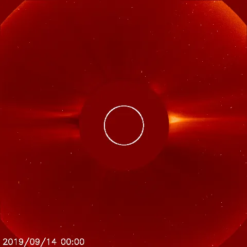 Image of solar wind