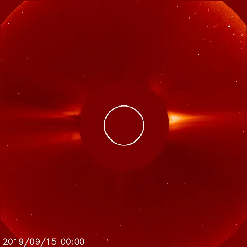 Image of solar wind