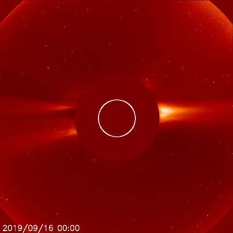 Image of solar wind