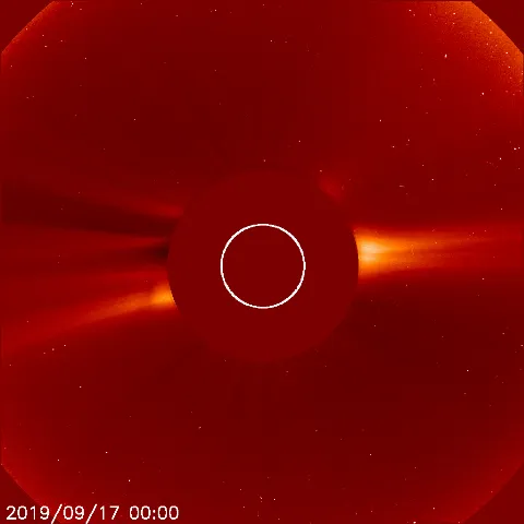 Image of solar wind