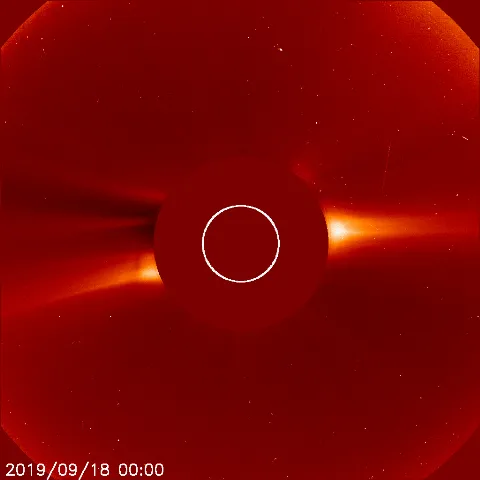 Image of solar wind