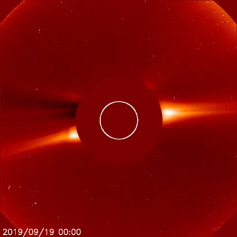 Image of solar wind