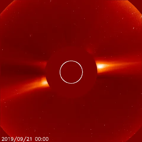 Image of solar wind