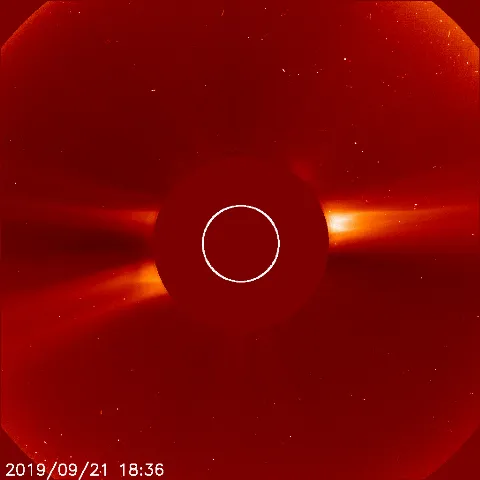 Image of solar wind