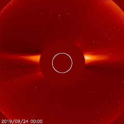 Image of solar wind