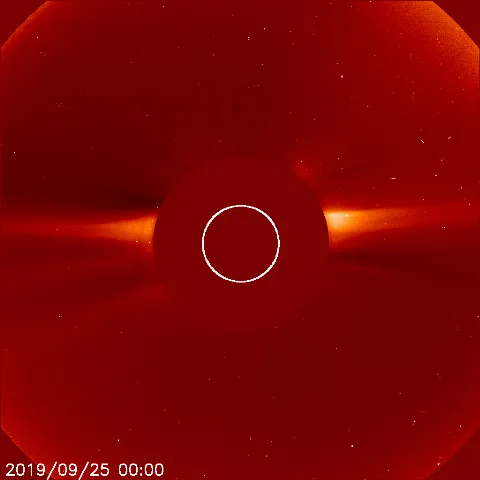 Image of solar wind