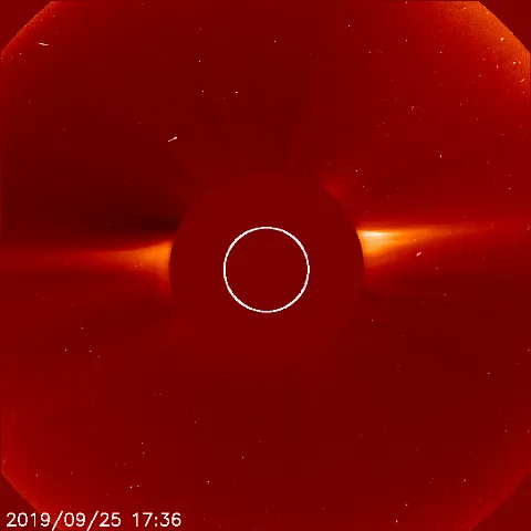 Image of solar wind