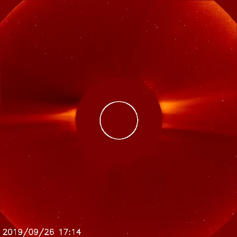 Image of solar wind