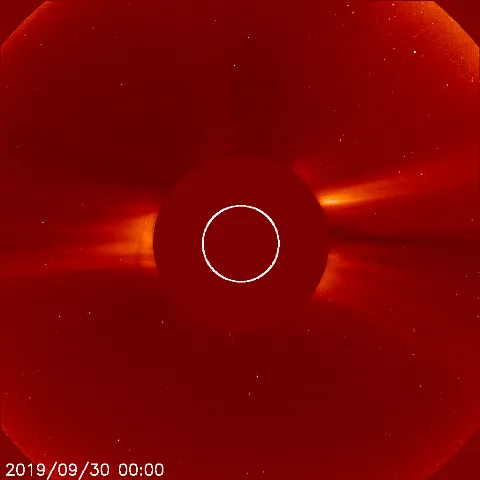 Image of solar wind