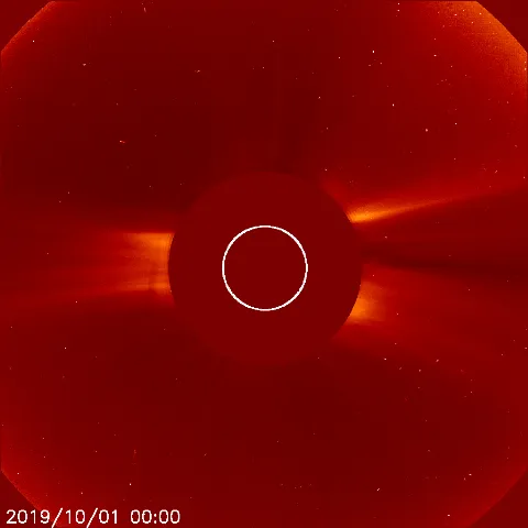 Image of solar wind