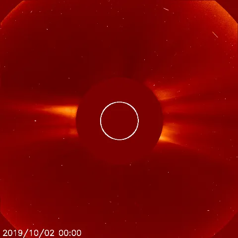 Image of solar wind