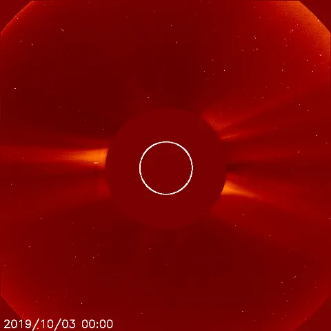 Image of solar wind