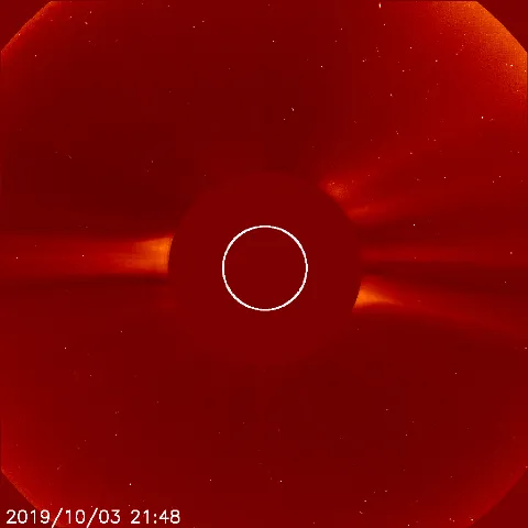 Image of solar wind