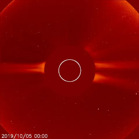 Image of solar wind