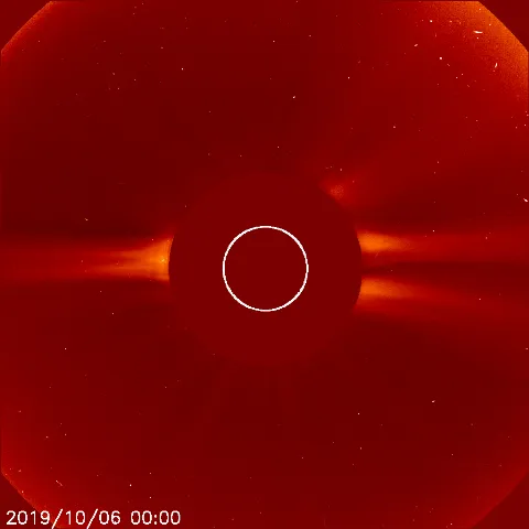 Image of solar wind