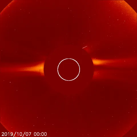 Image of solar wind