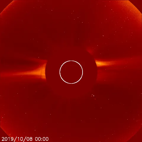 Image of solar wind