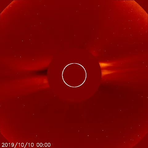 Image of solar wind