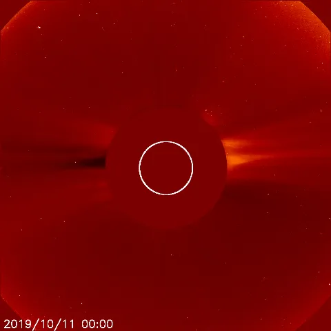 Image of solar wind