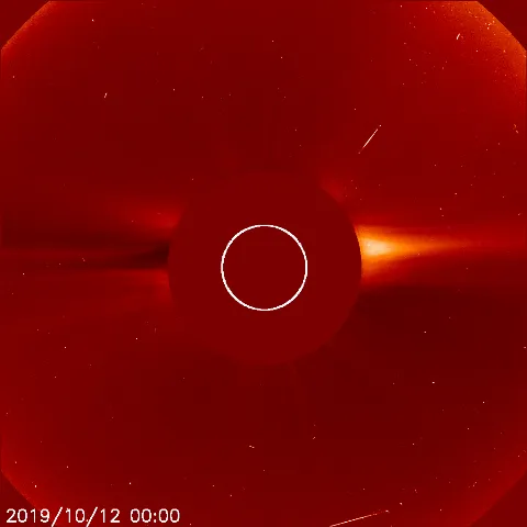 Image of solar wind