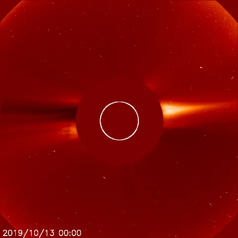 Image of solar wind