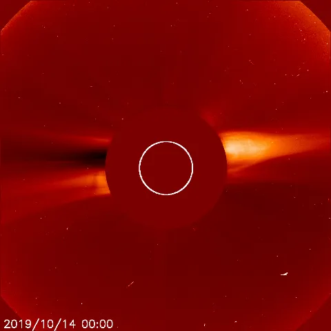 Image of solar wind