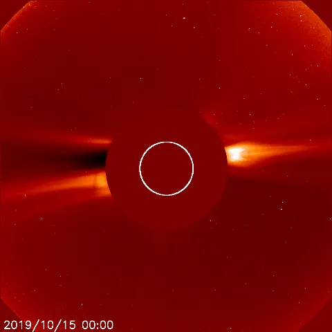 Image of solar wind