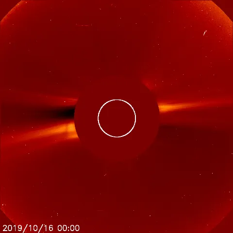 Image of solar wind