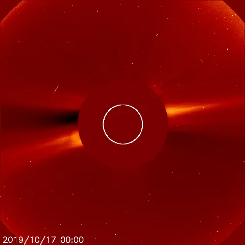 Image of solar wind