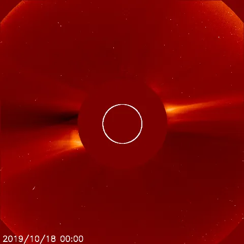 Image of solar wind