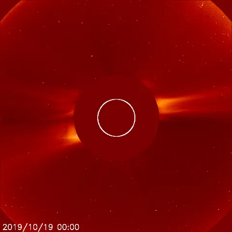 Image of solar wind