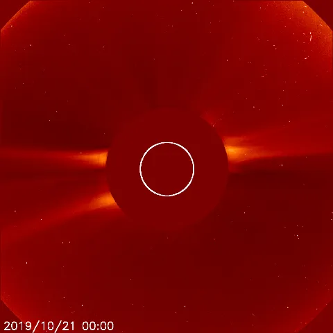 Image of solar wind