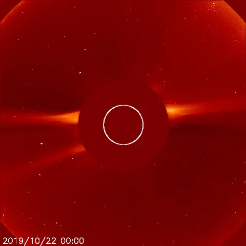 Image of solar wind