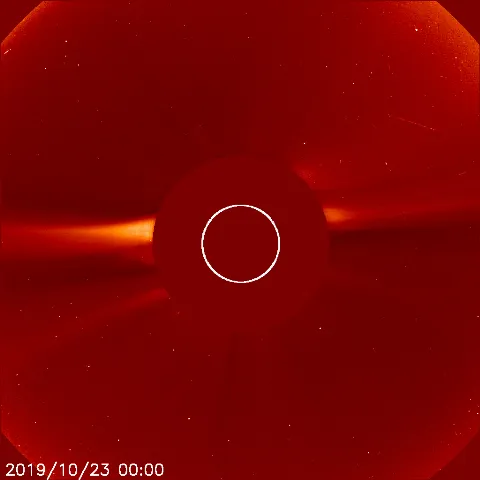 Image of solar wind