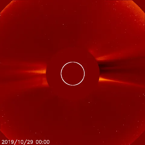 Image of solar wind