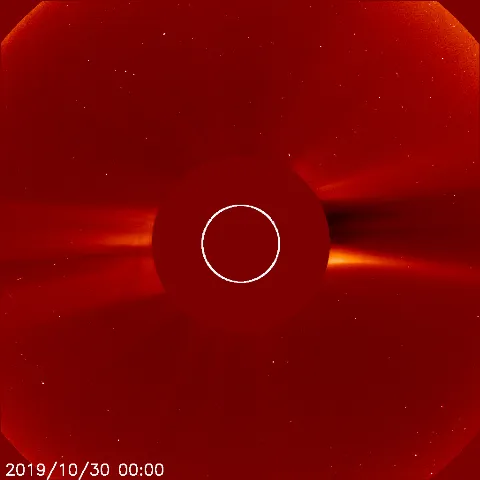 Image of solar wind