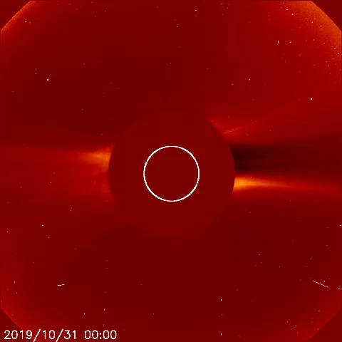 Image of solar wind