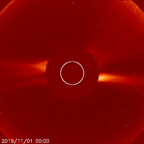 Image of solar wind