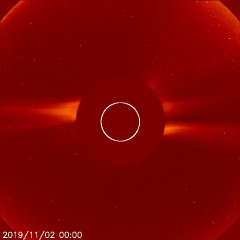 Image of solar wind