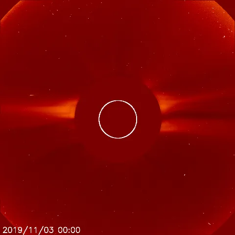 Image of solar wind