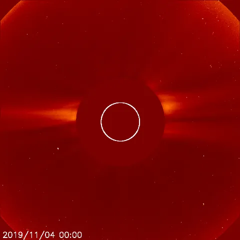 Image of solar wind