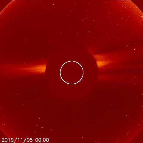 Image of solar wind