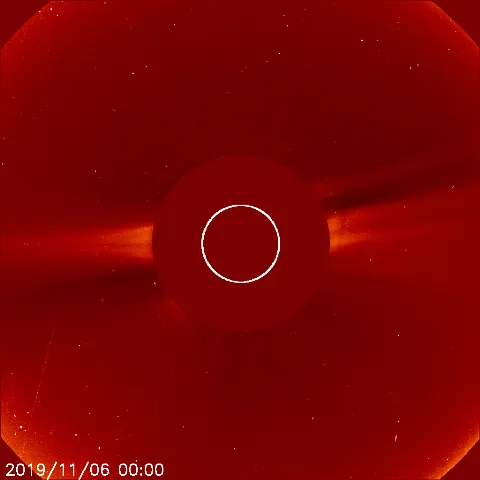 Image of solar wind