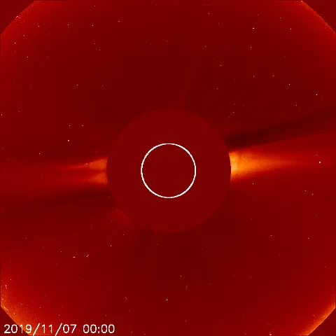 Image of solar wind