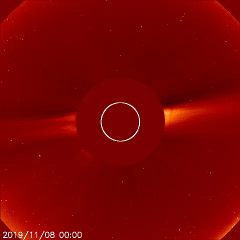 Image of solar wind