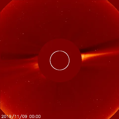 Image of solar wind