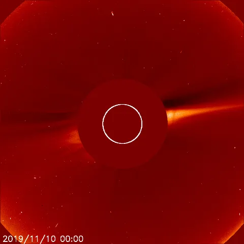 Image of solar wind