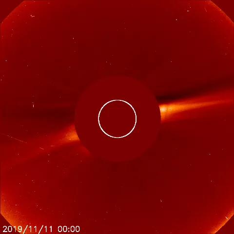 Image of solar wind