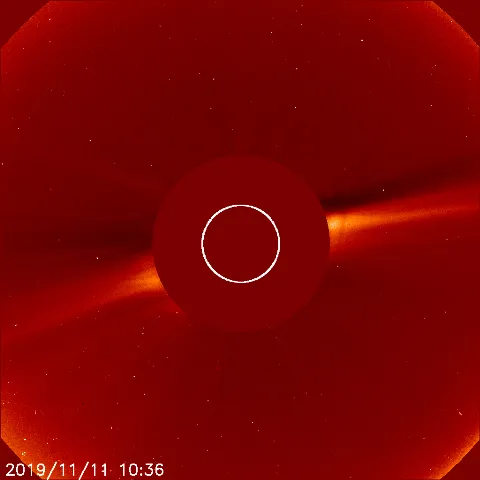 Image of solar wind